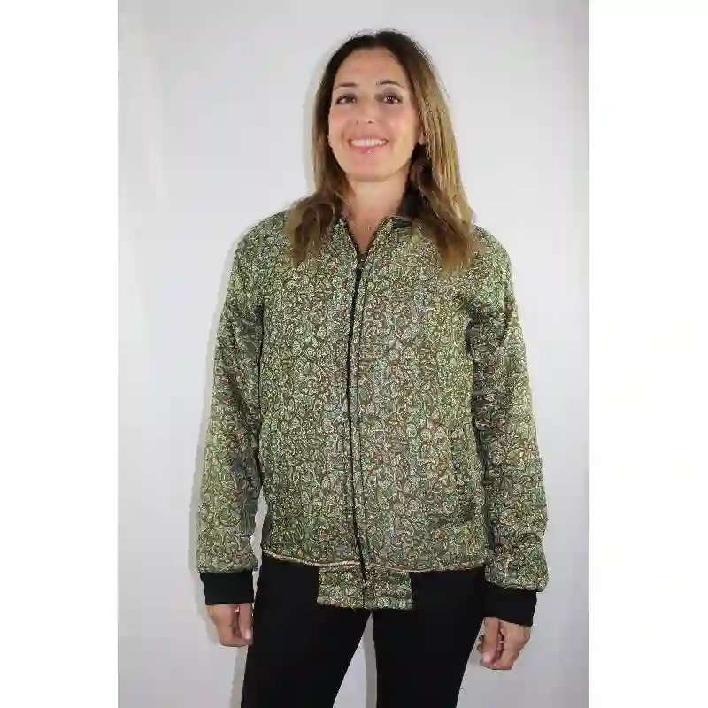 Chaqueta sari con forro polar
