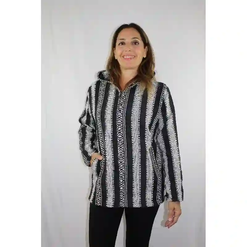 Chaqueta de algodón con cremallera