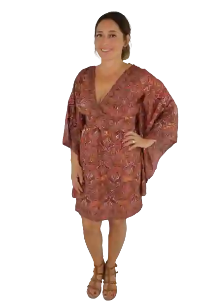 Top/vestido mariposa