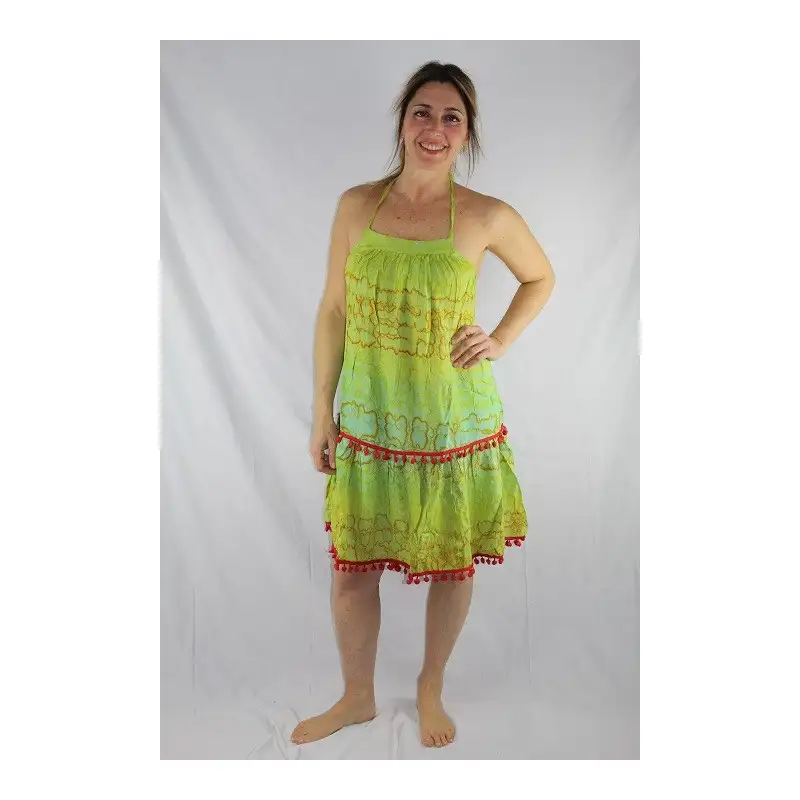 Vestido Pompones