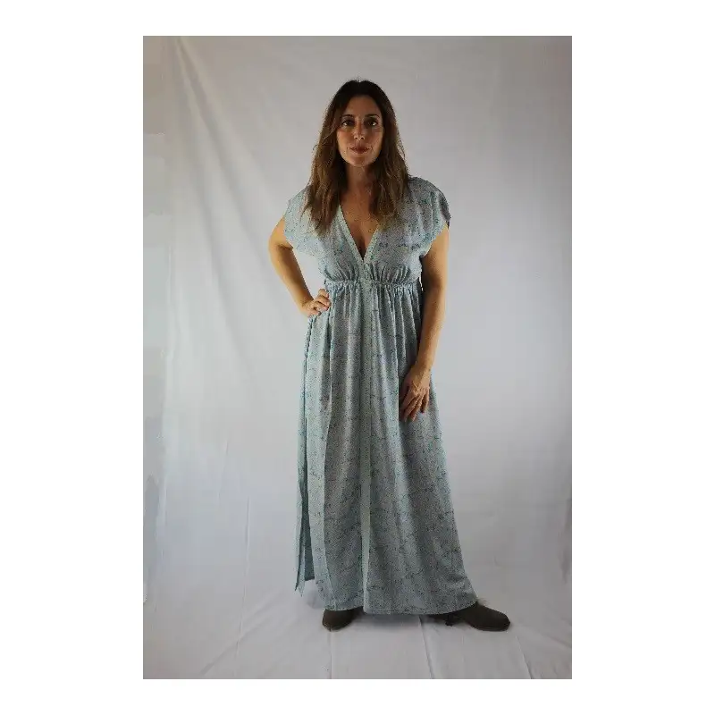 Kaftan largo de encaje