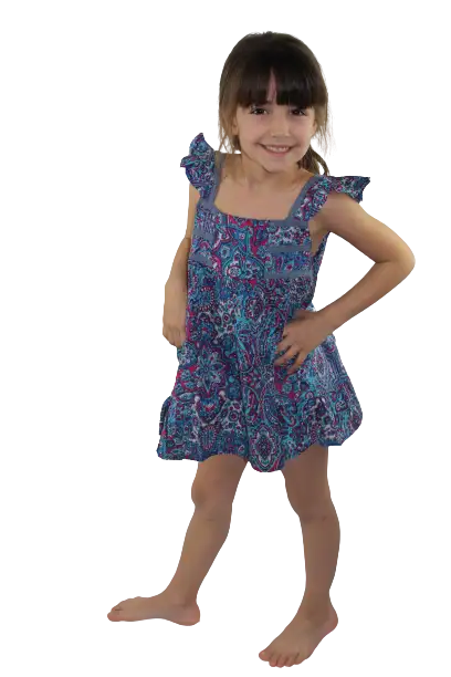 Vestido patch niñas