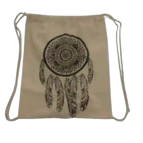 Bolsa de deporte con dibujo etnico estampado