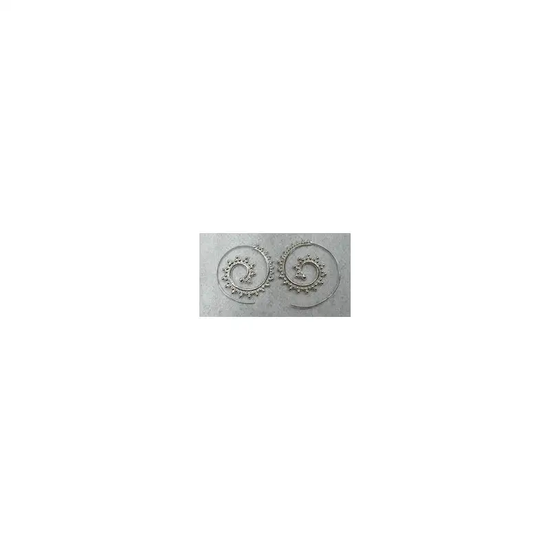 Pendiente espiral en alpaca