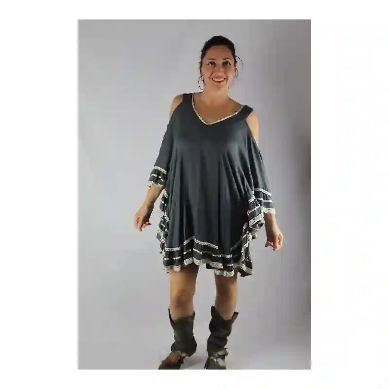 Poncho cenefa Kittie