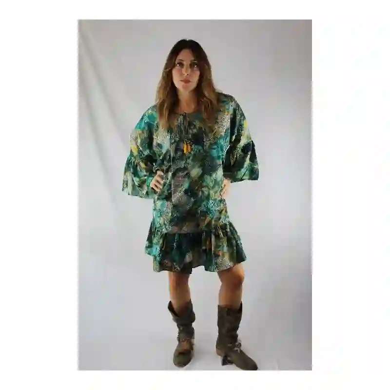 Poncho cordones