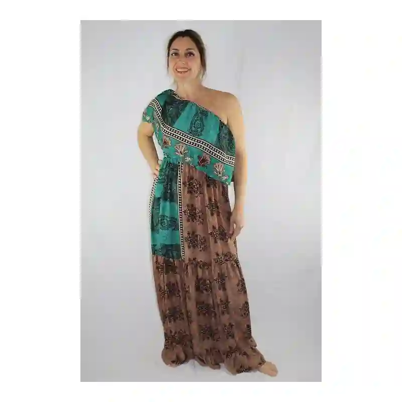 Vestido largo Stella sin hombros