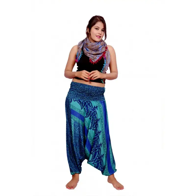 Pantalon afgano de seda