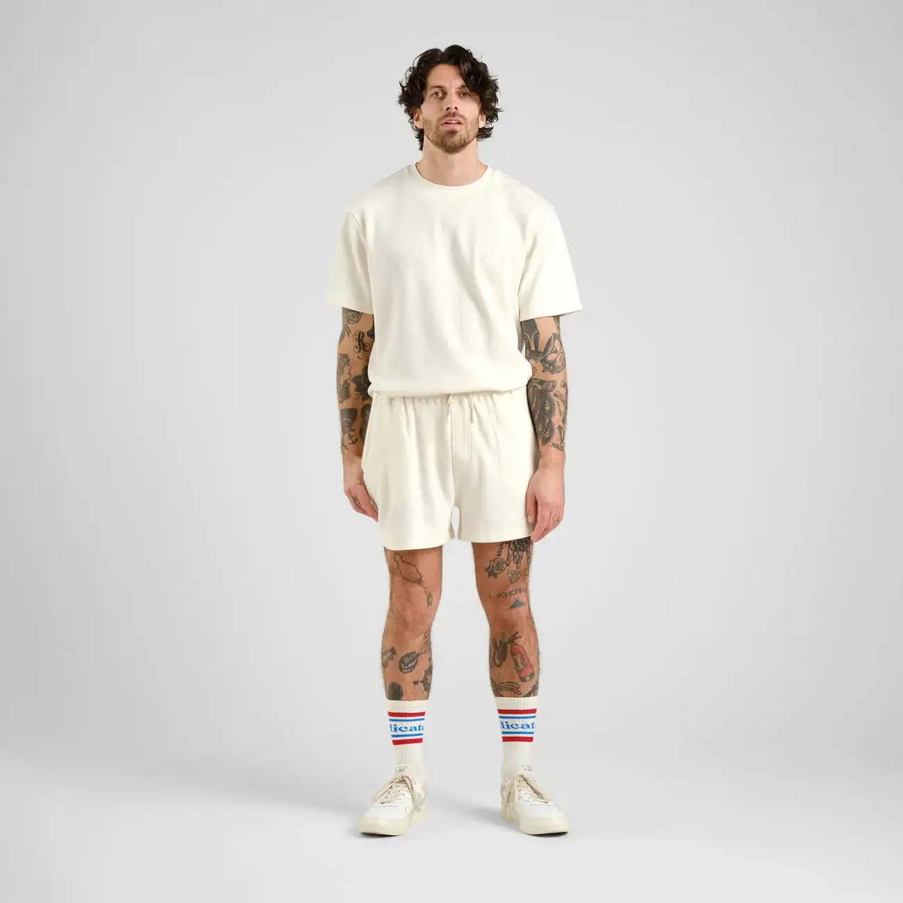 White Waffle Short Pants - Image 5