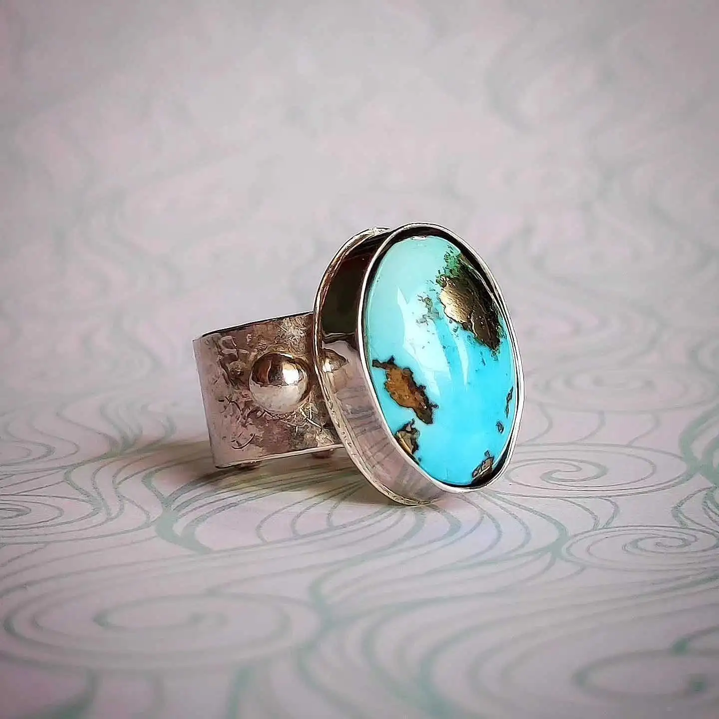 Anillo Celeste Ajustable - Imagen 2