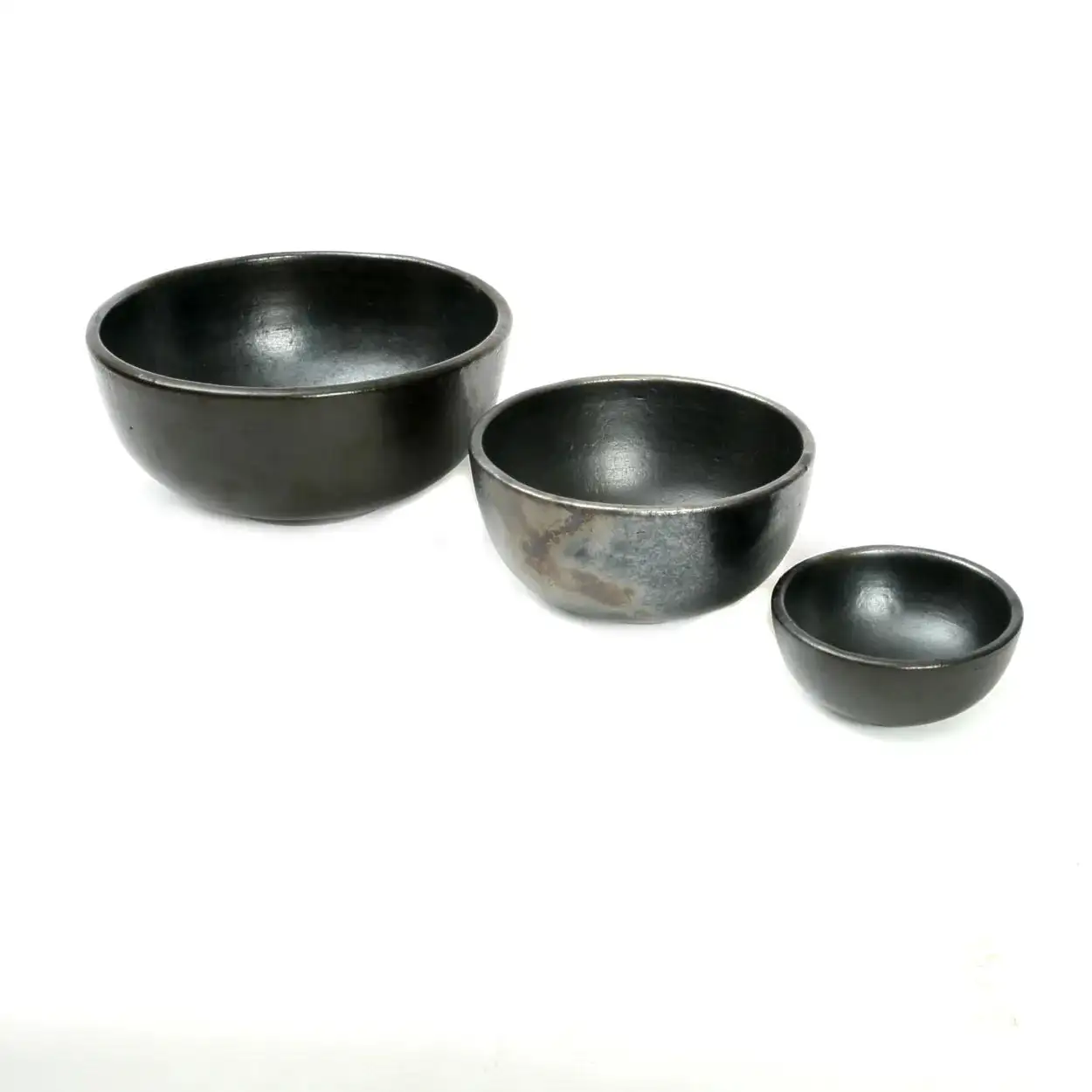 Bowl cerámica negra grande - Imagen 3