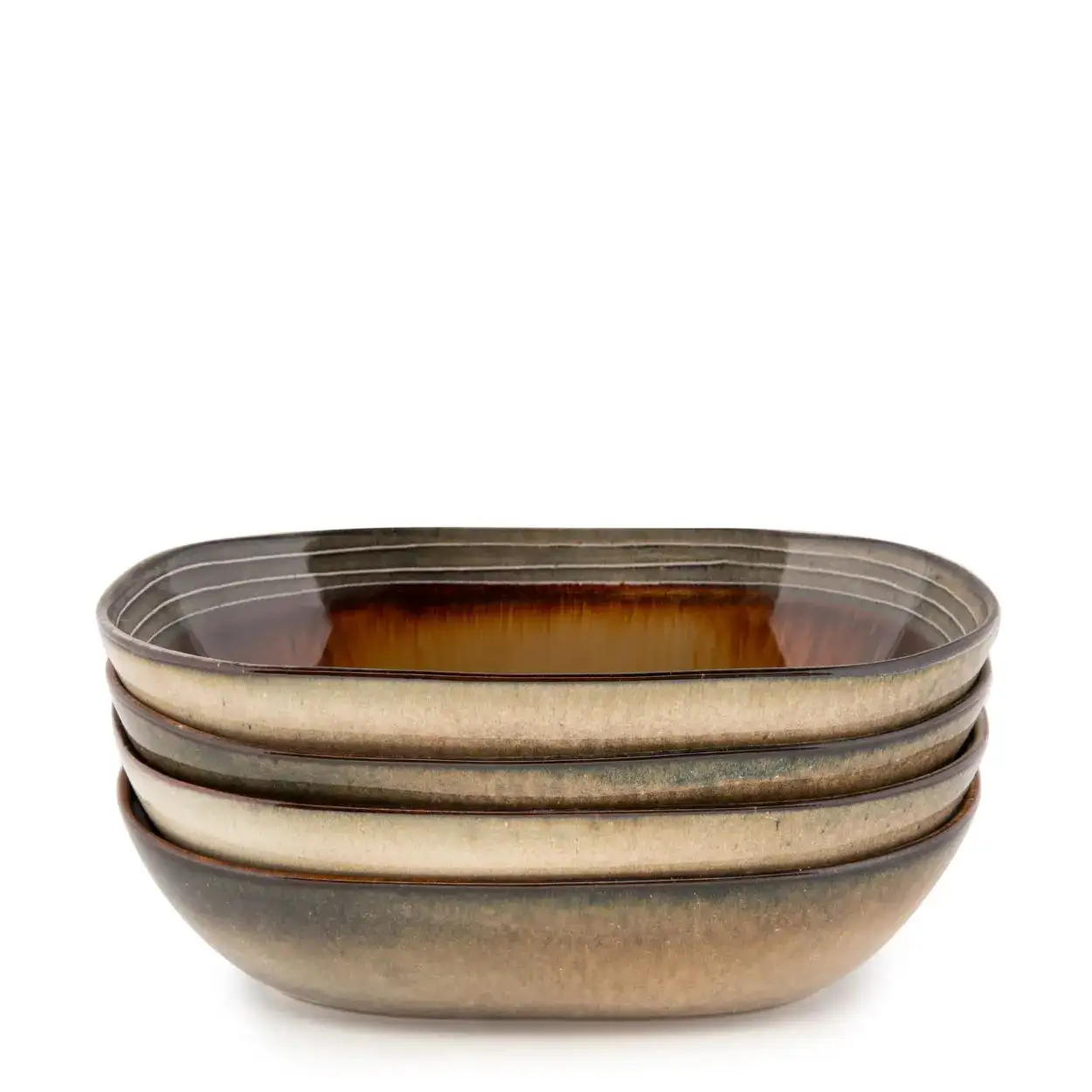 Bowls brown tones -Set of 4 - Image 3