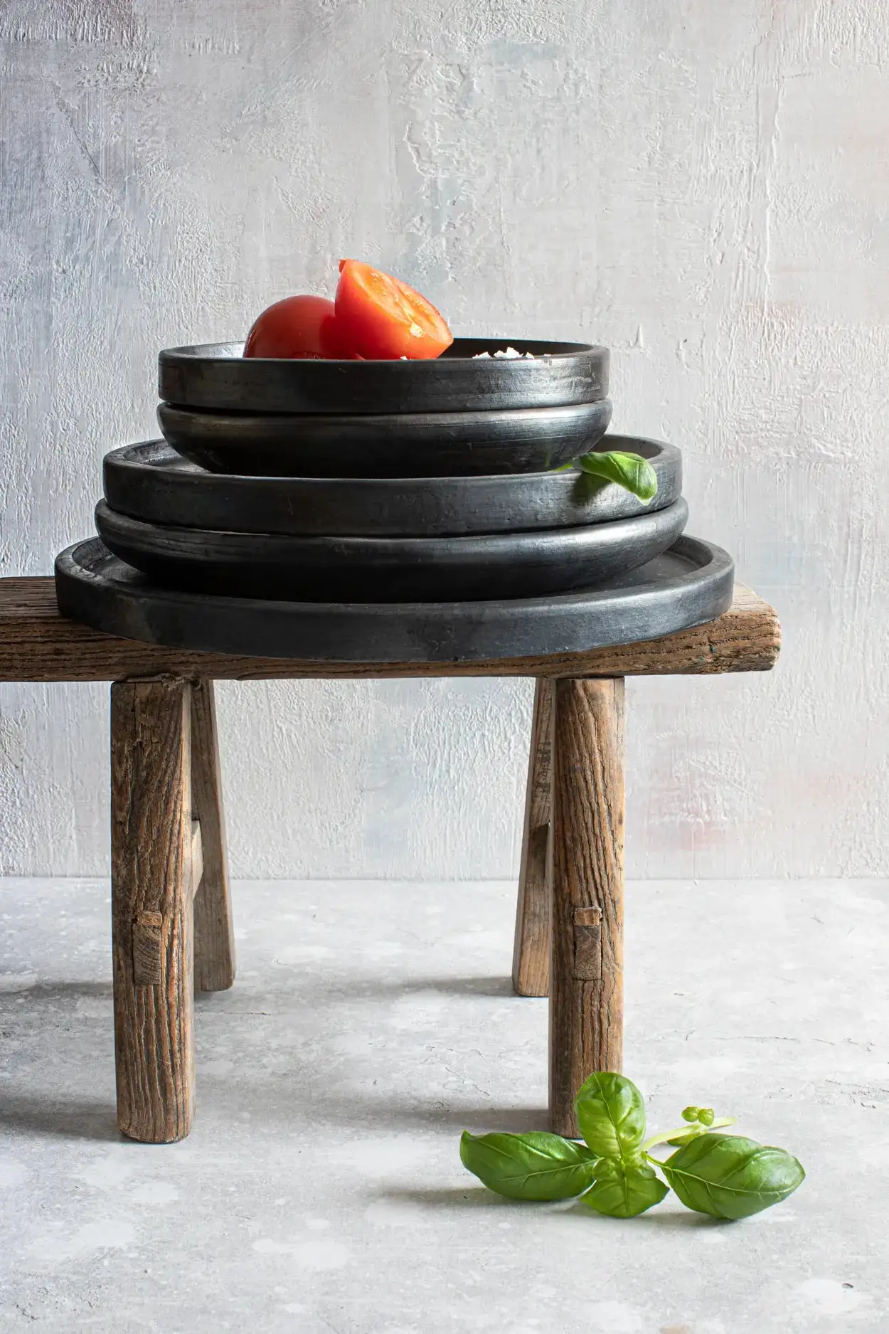 Plato pequeño cerámica negra - Imagen 3