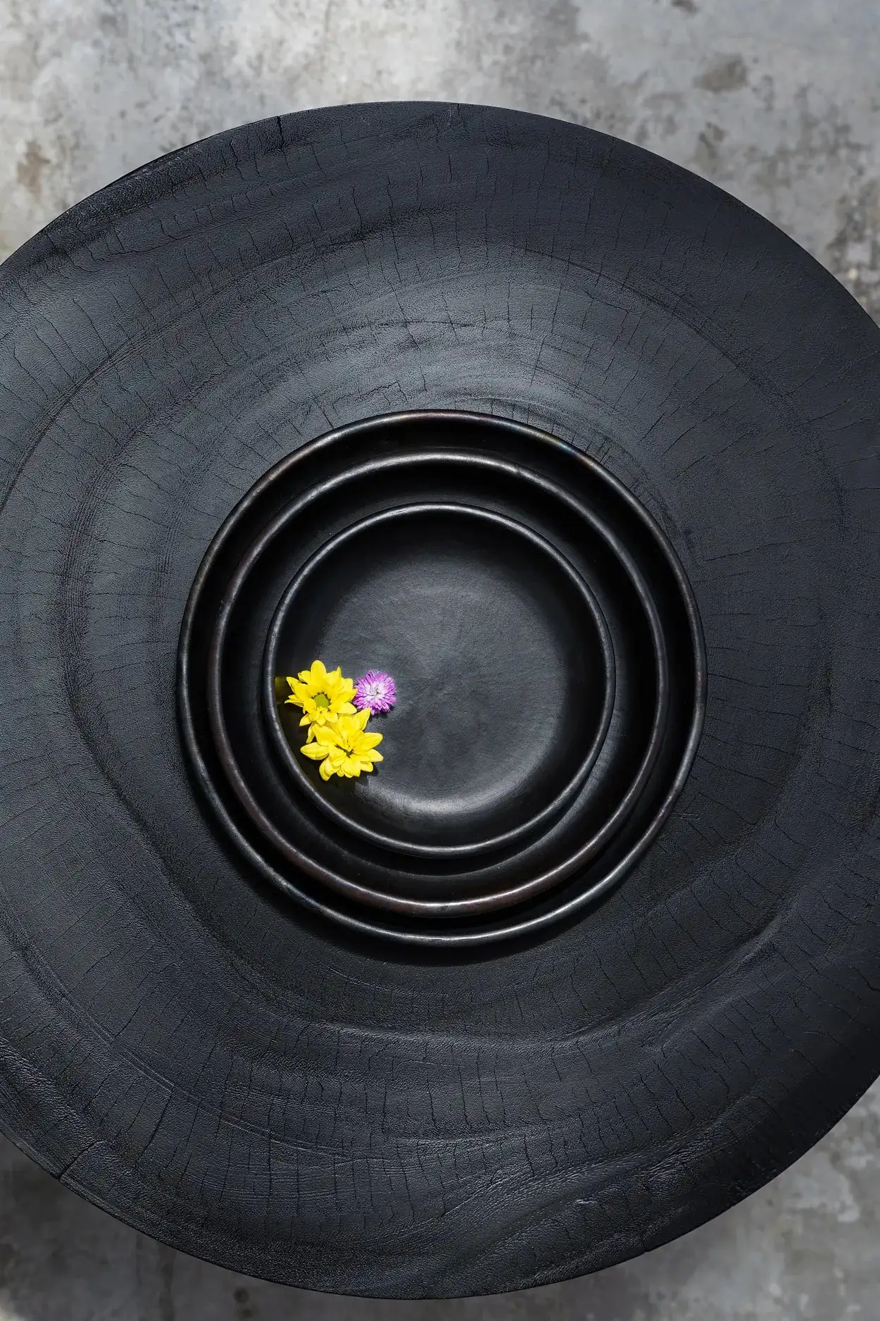Plato pequeño cerámica negra - Imagen 6