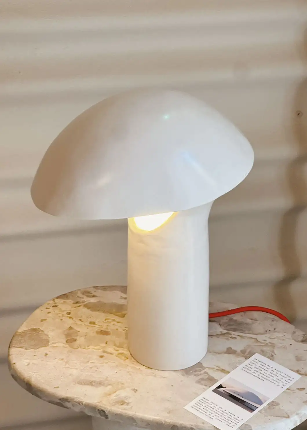 White minimalist lamp - Image 5