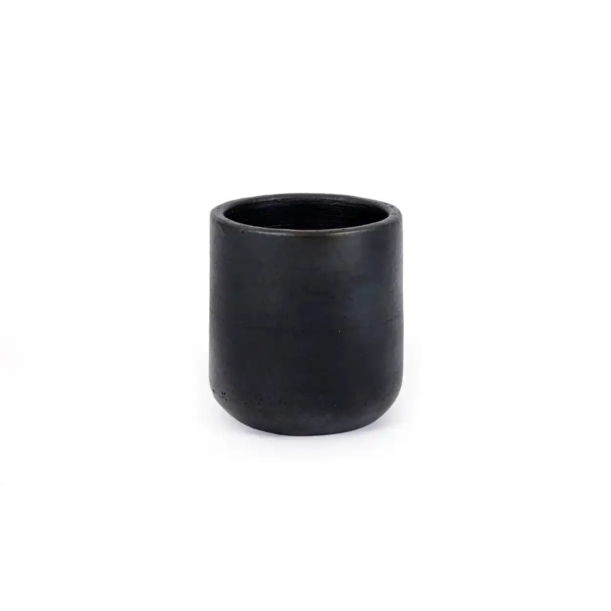 Vaso de cerámica negra quemada - Imagen 3
