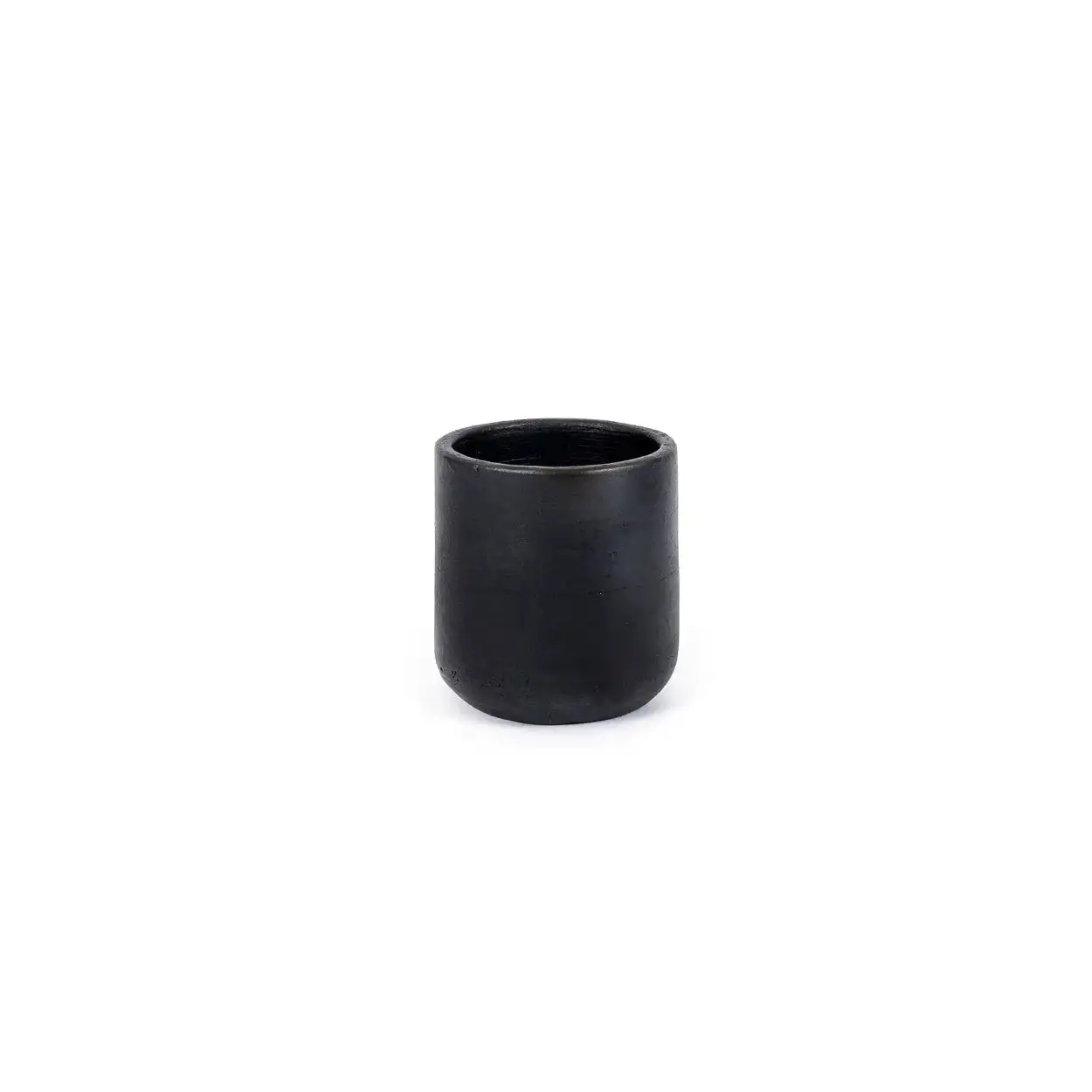Vaso de cerámica negra quemada - Imagen 5