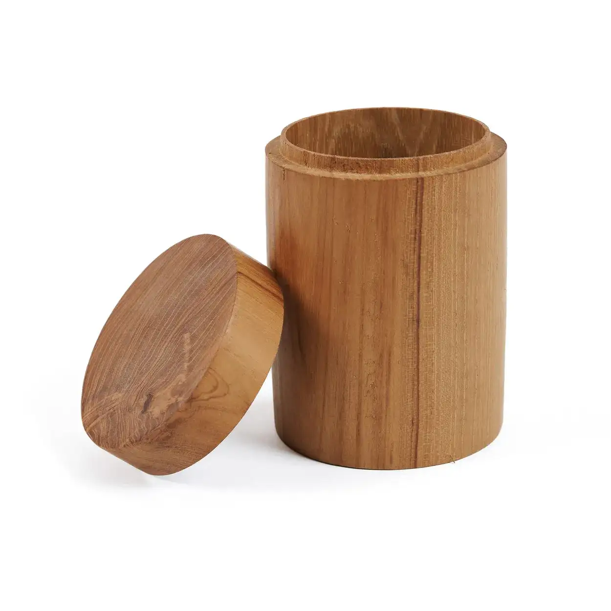 Medium wooden jars - Image 4
