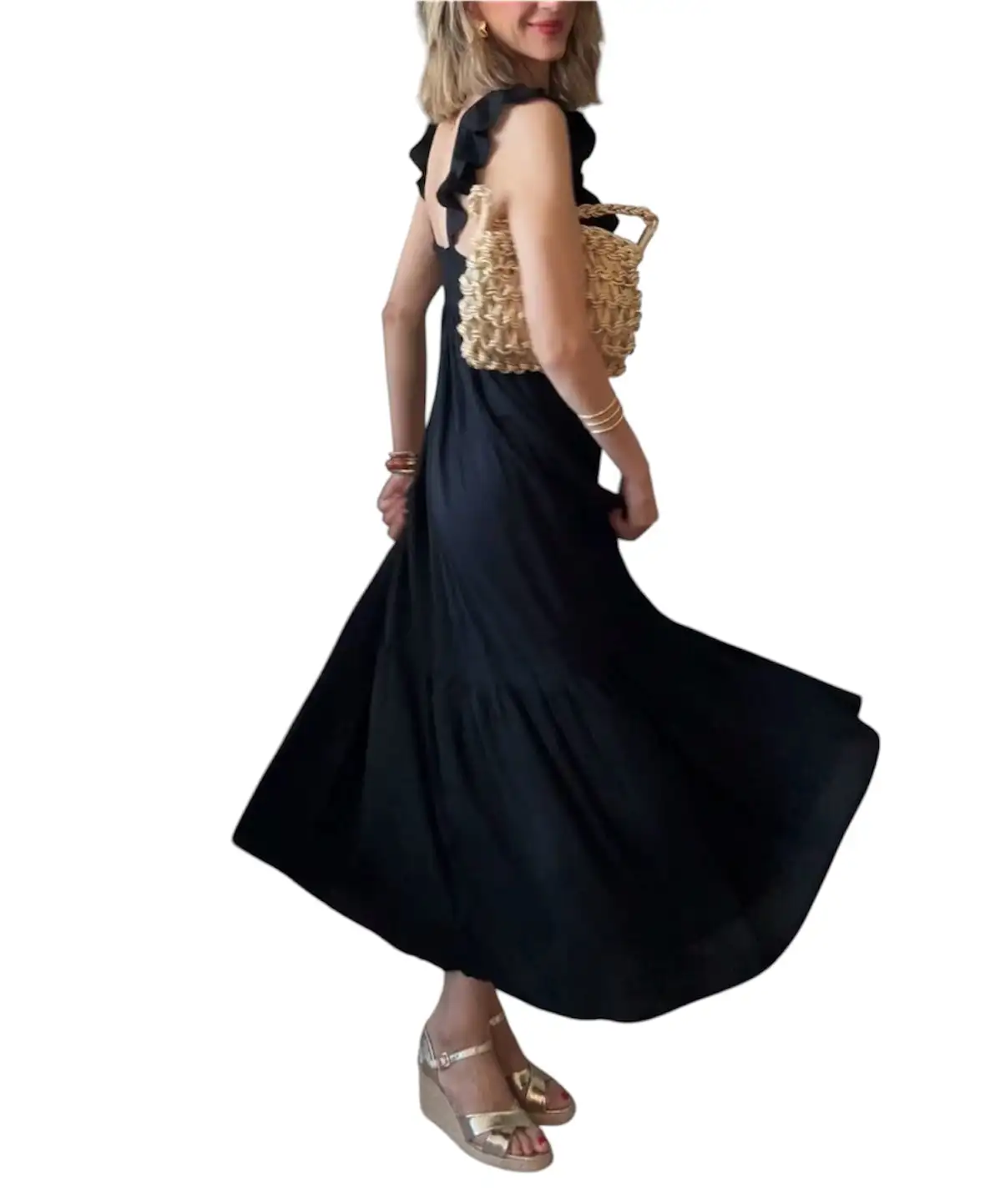 Vestido Lucia negro - Imagen 2