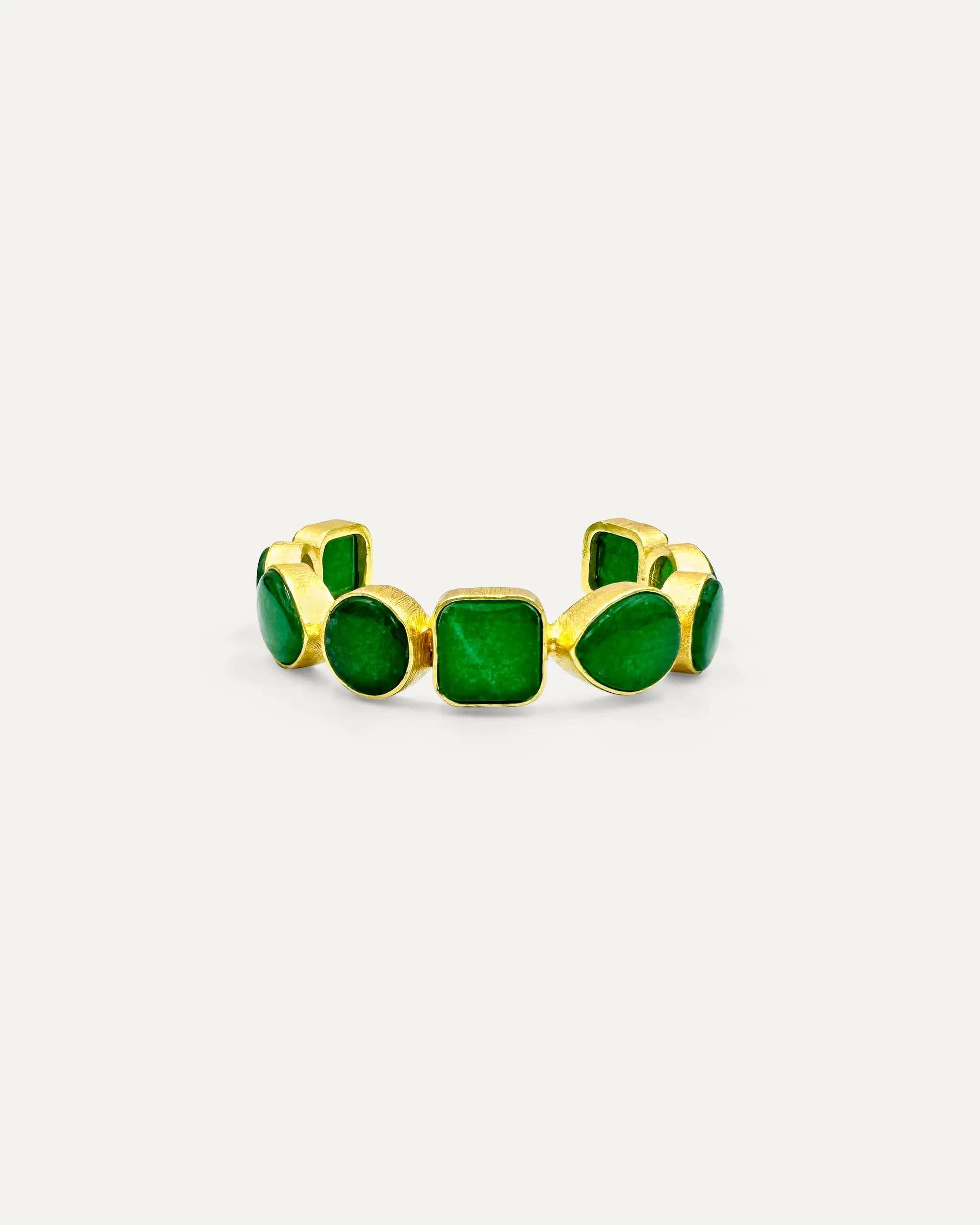Brazalete Dorado Stunning Ónix Verde - Imagen 2