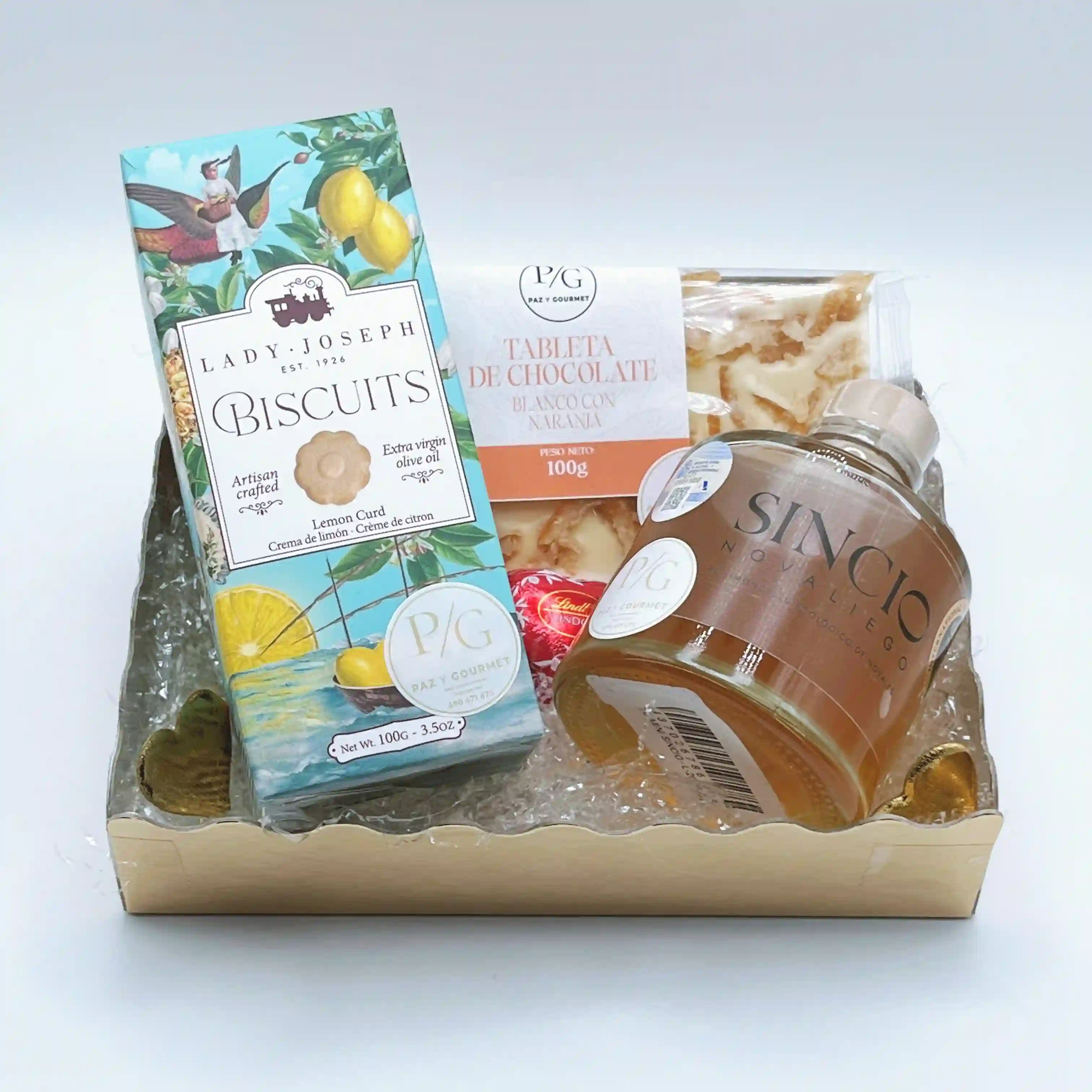 Cesta gourmet "Encantos cítricos"