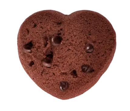 Cookies de chocolate en forma de corazón - Imagen 2