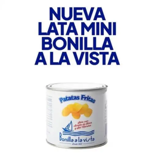 Patatas Bonilla a la vista, lata mini 40g - Imagen 3