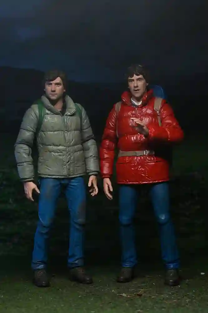 PACK DE 2 FIGURAS NECA REEL TOYS UN HOMBRE LOBO AMERICANO EN LONDRES JACK & DAVID