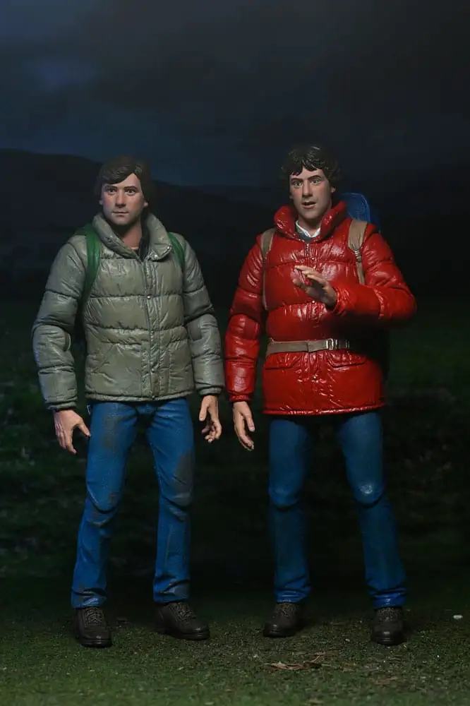 PACK DE 2 FIGURAS NECA REEL TOYS UN HOMBRE LOBO AMERICANO EN LONDRES JACK & DAVID