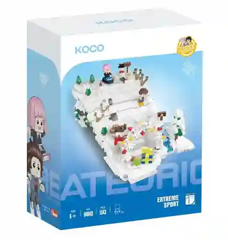 Construcción Mini Bloques - Deportes Esquí - KOCO