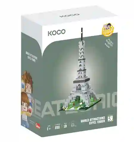 Construcción Mini Bloques - Torre Eiffel - KOCO