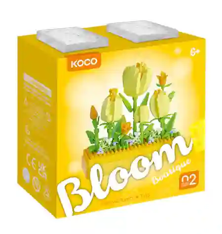 Construction Mini Bloom Blocks - Tulipán - Koco