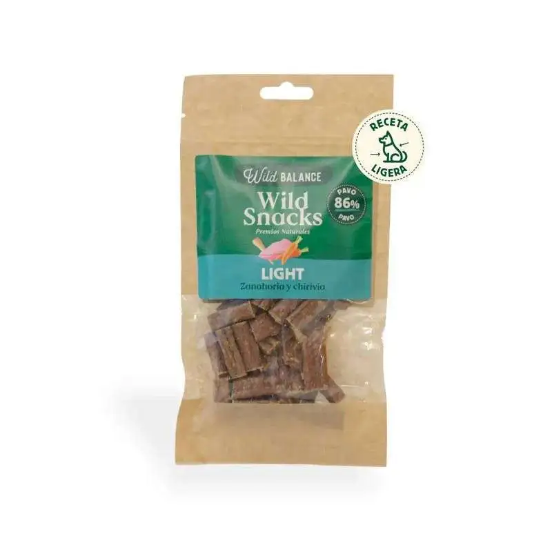 Wild Balance Wild Snacks Light de Pavo - Premios Naturales 75g