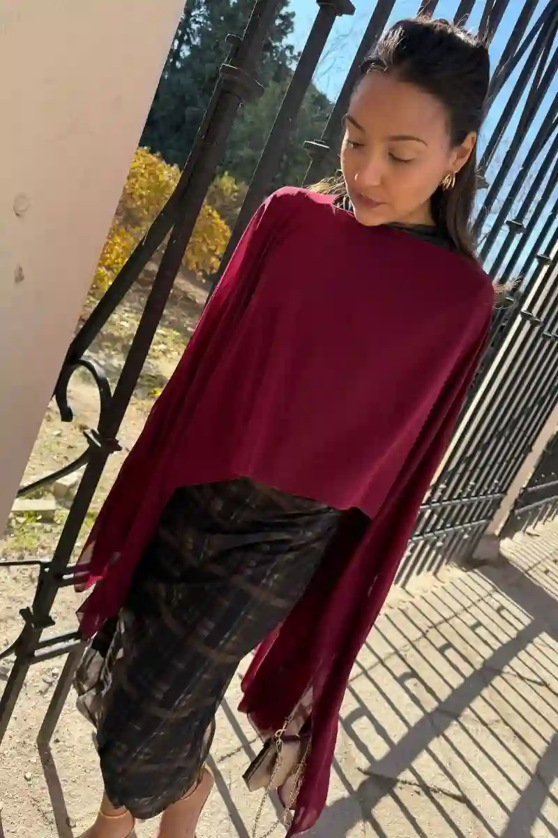 Burgundy layer