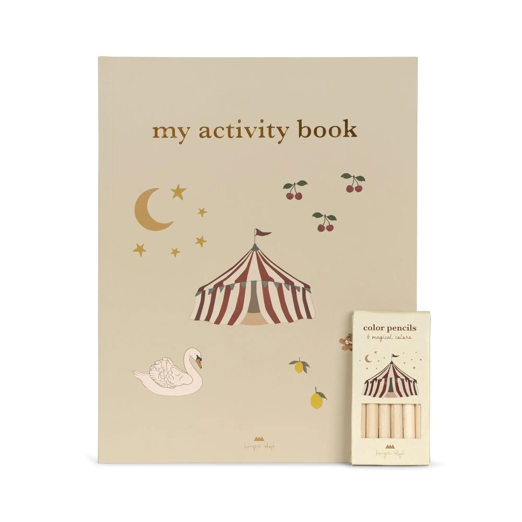 Libro de Actividades con Lápices de Colores- Circo