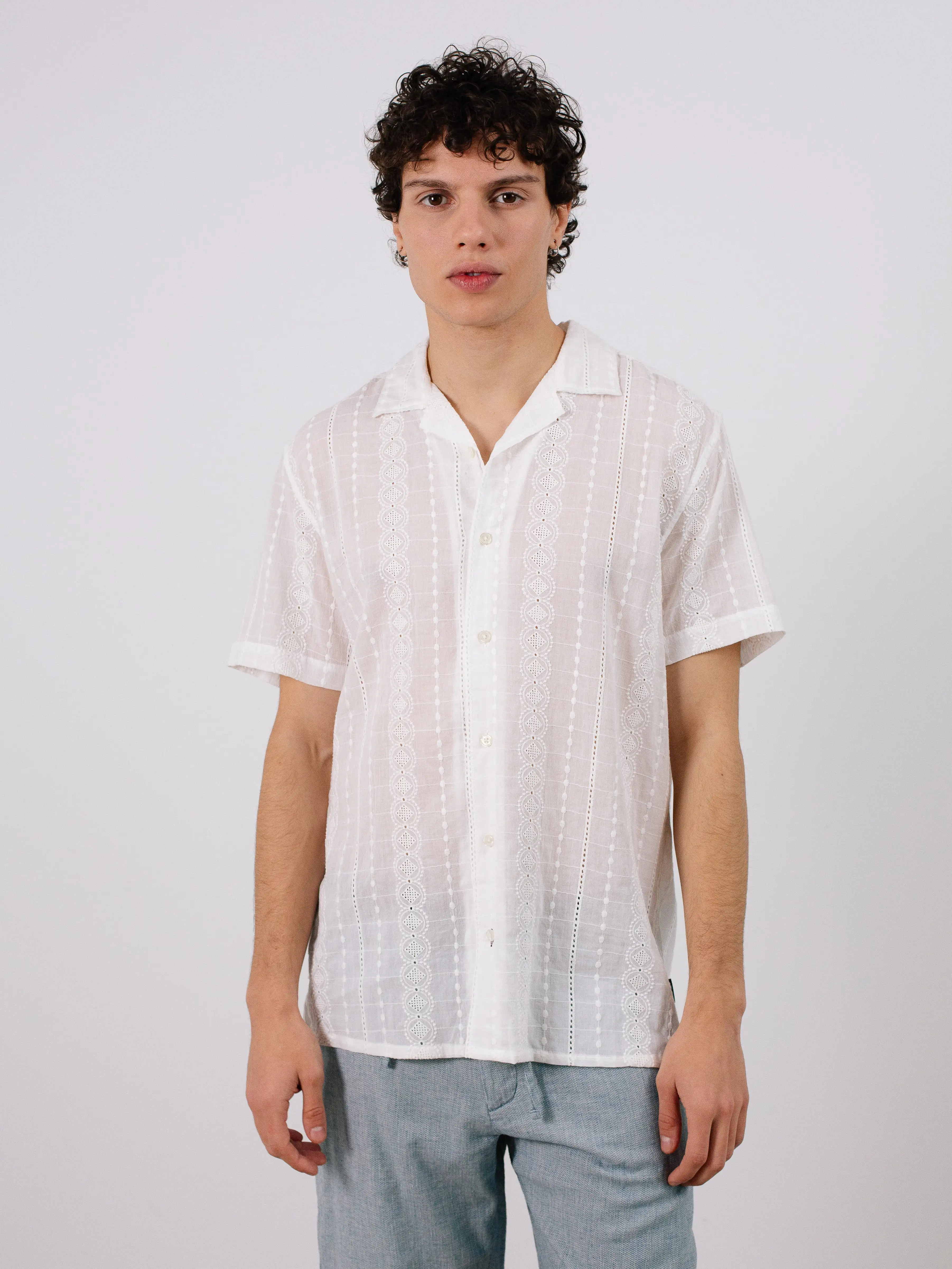 Camisa manga corta BLANCO