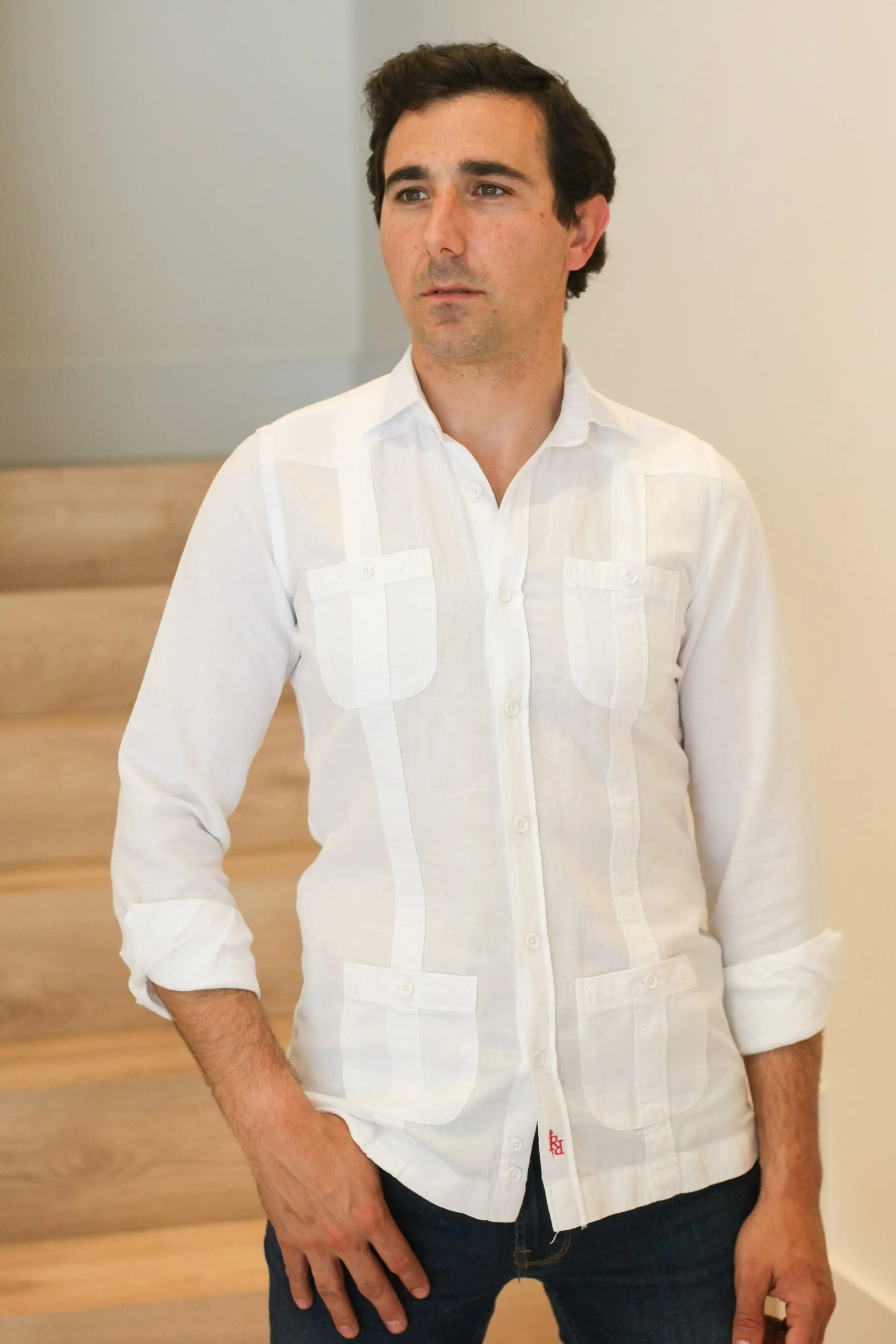 Classic White Guayabera RQUER - Image 2