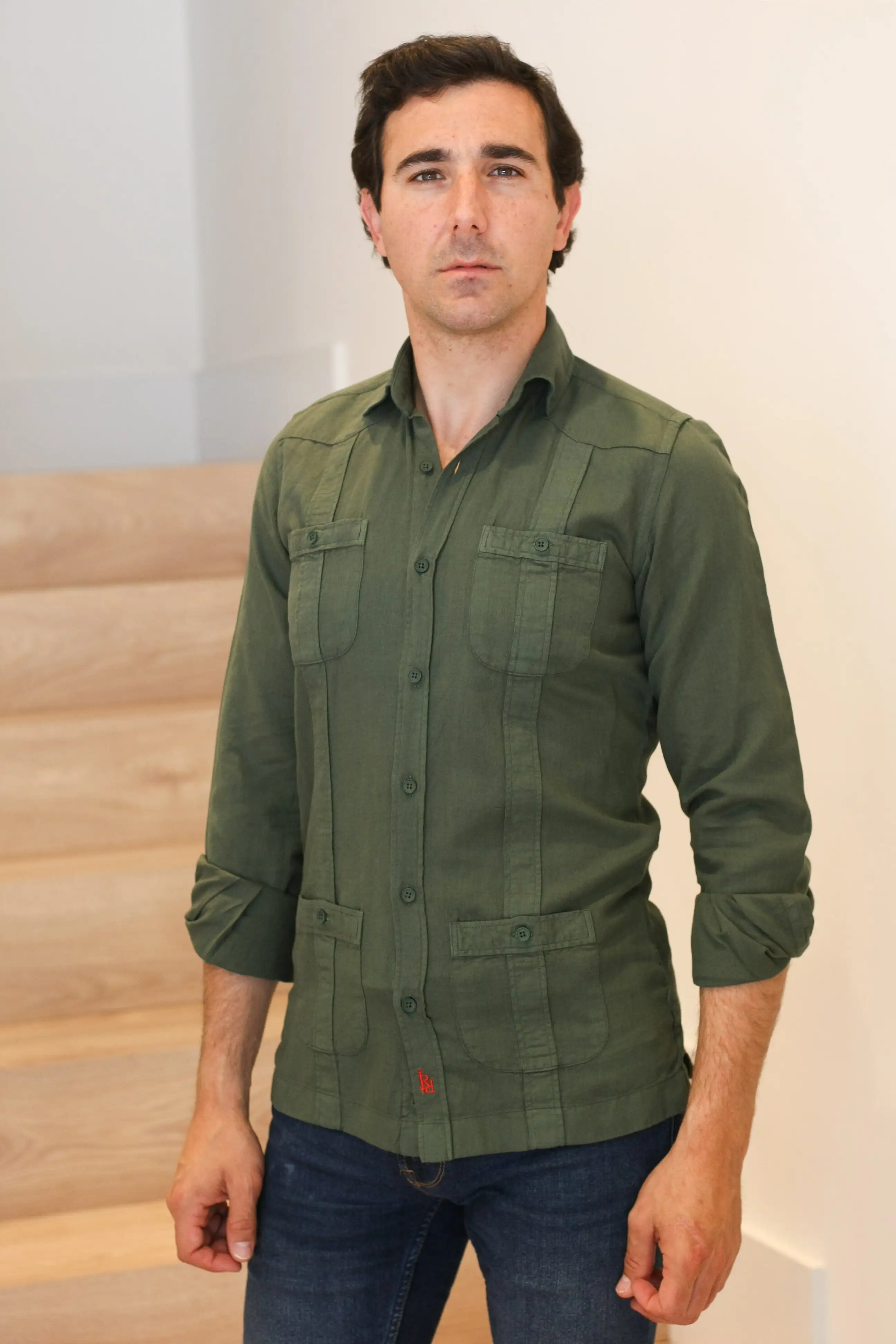 CLASSIC GREEN GUAYABERA RQUER - Image 3