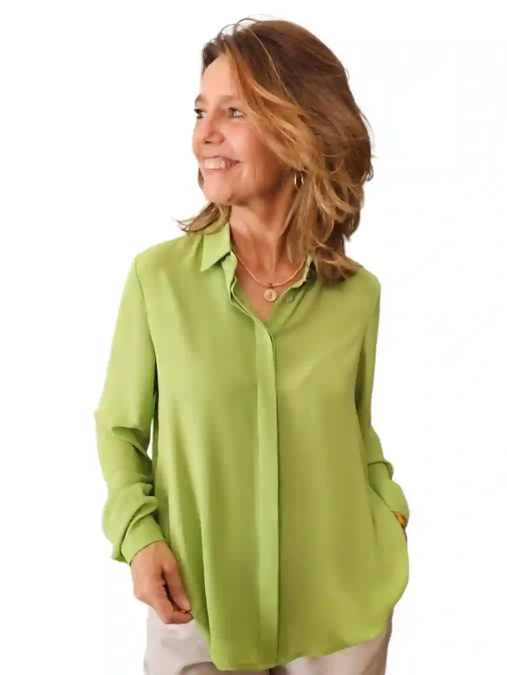 Camisa CANNES Verde oliva