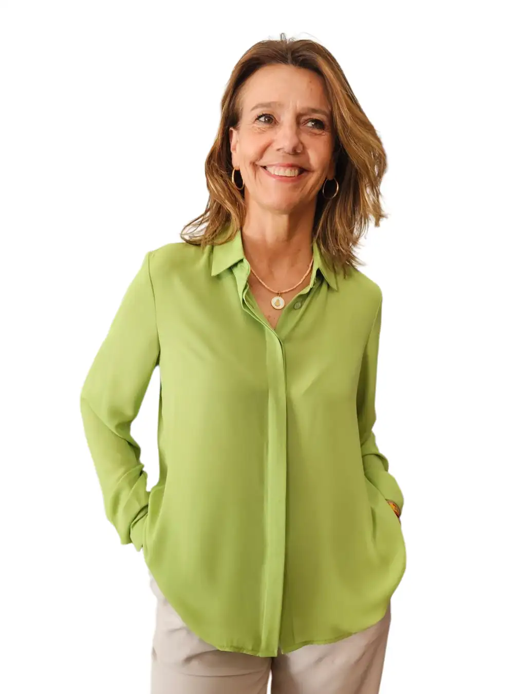 Oliva Green Cannes Shirt - Image 2