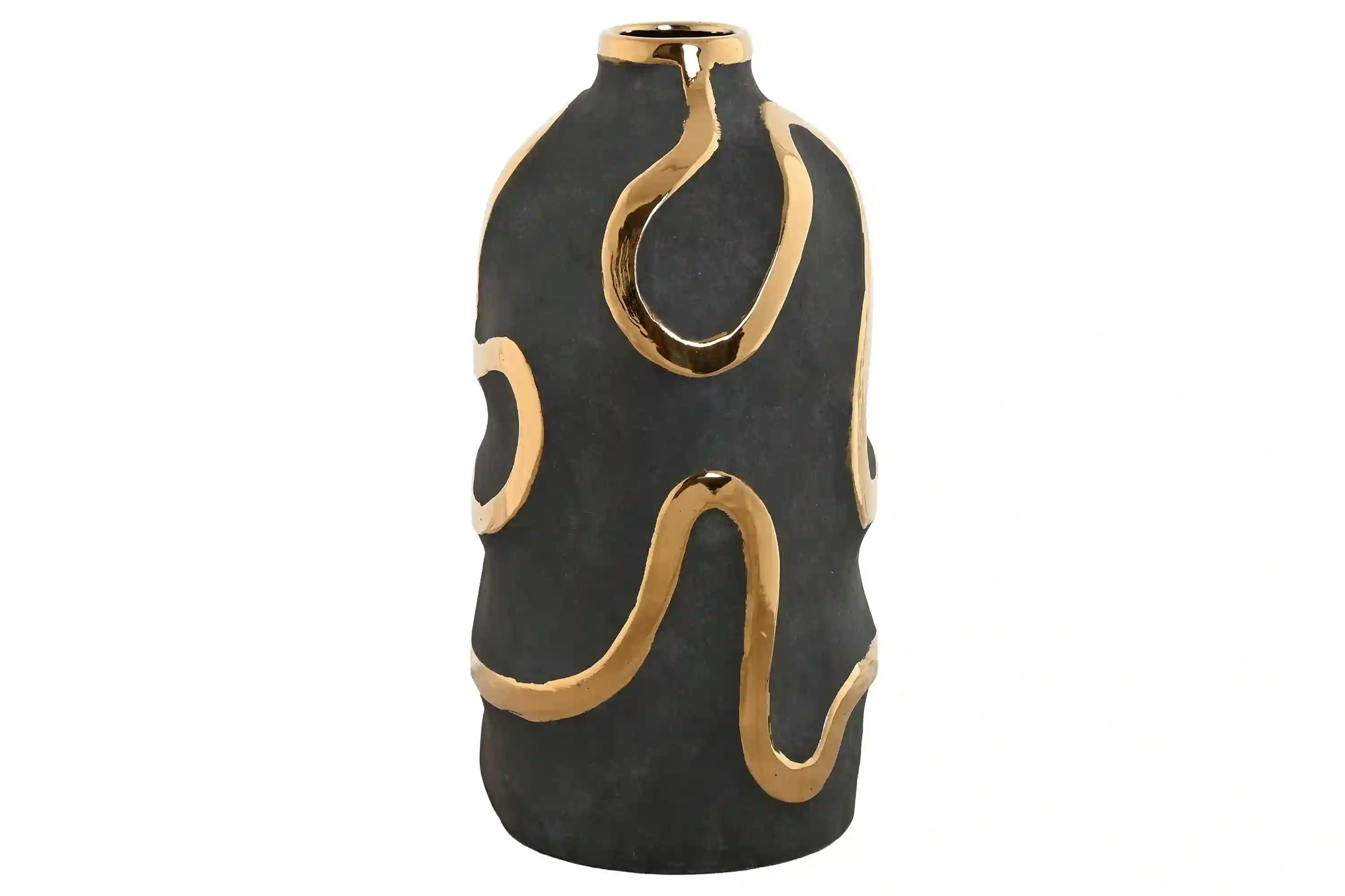 Abstract Stoneware Vase
