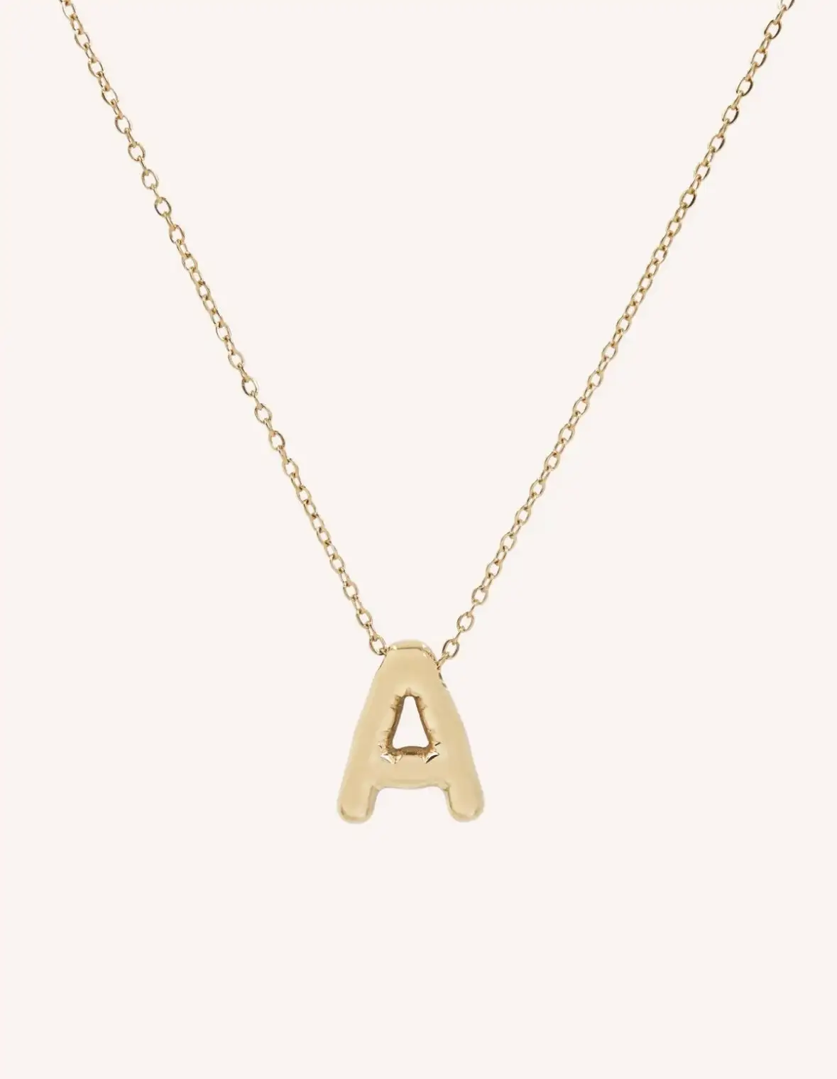 Bubble Initial Necklace - Image 2