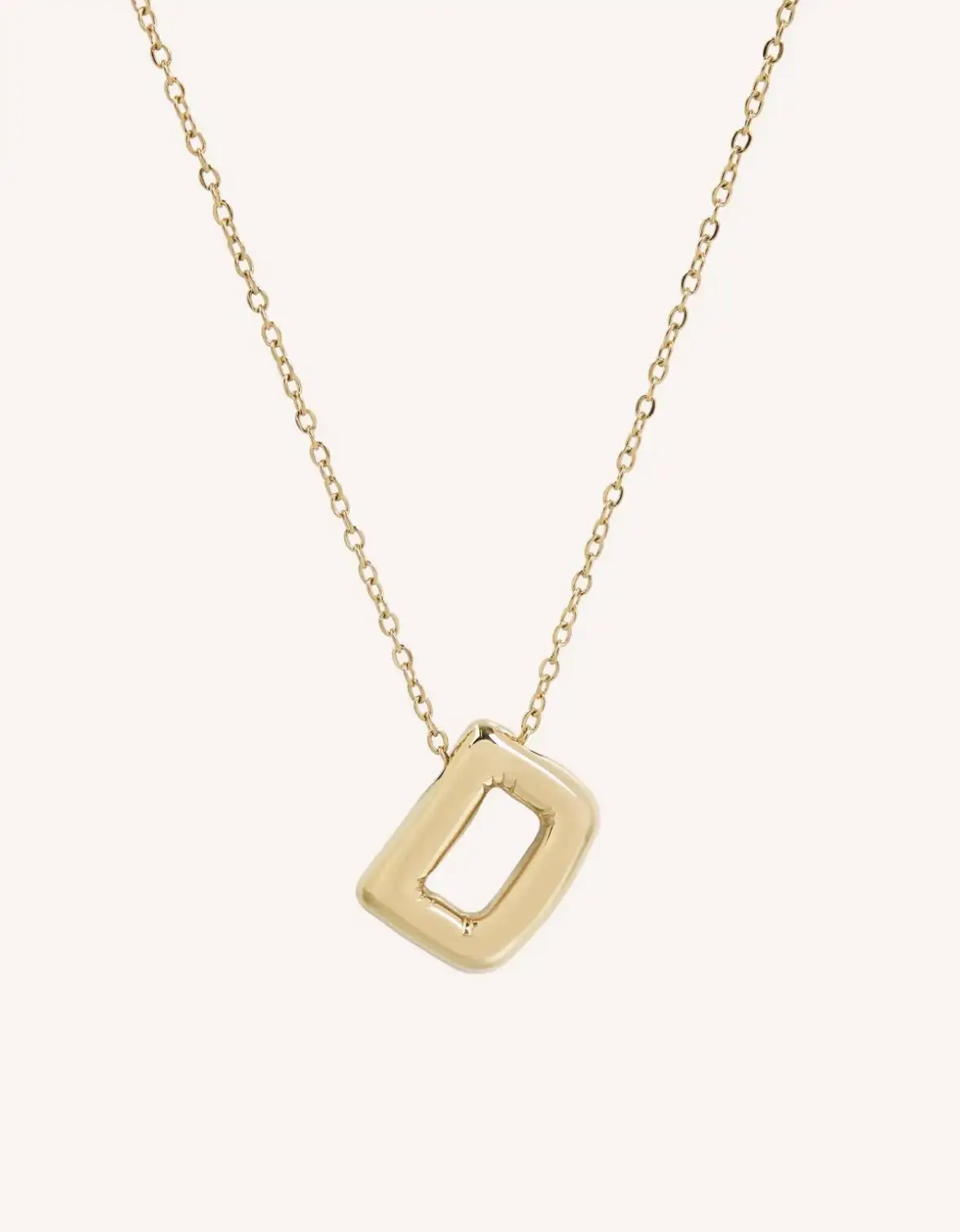 Bubble Initial Necklace - Image 4