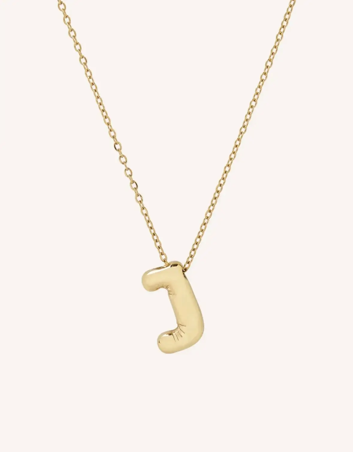 Bubble Initial Necklace - Image 8