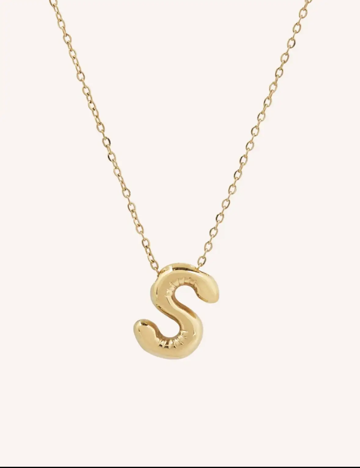 Bubble Initial Necklace - Image 12