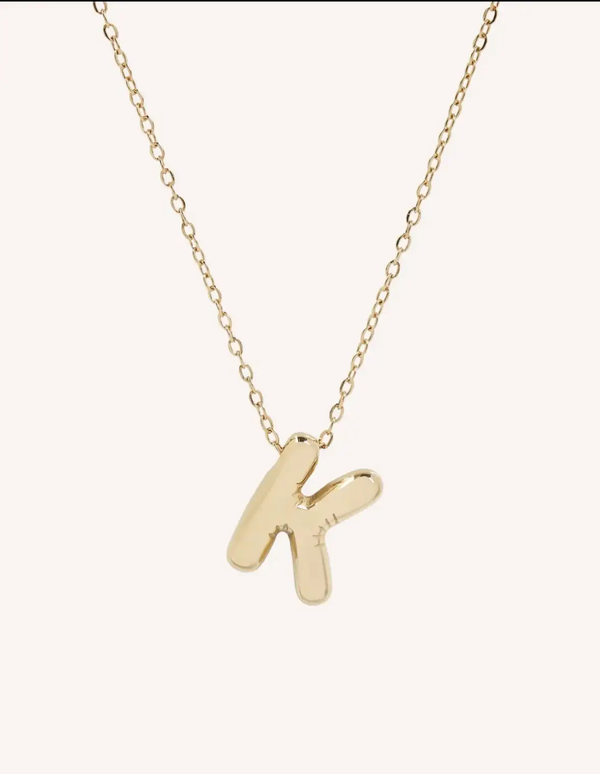 Bubble Initial Necklace - Image 15