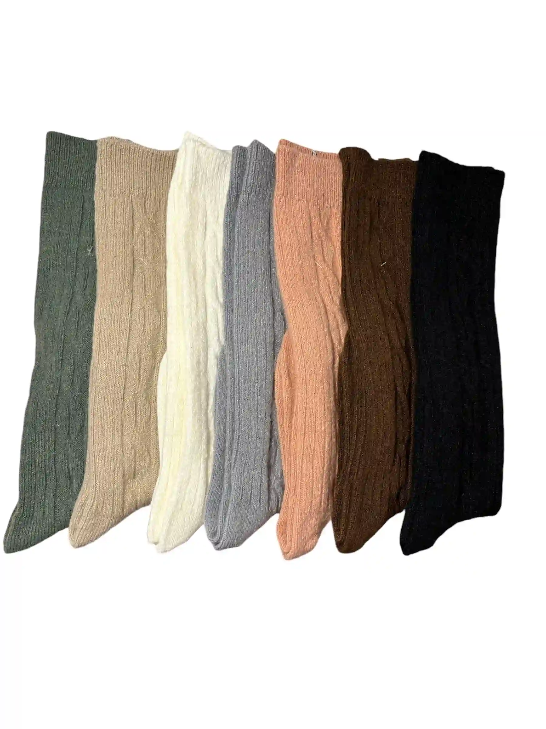 Cozy Cable Tall Socks