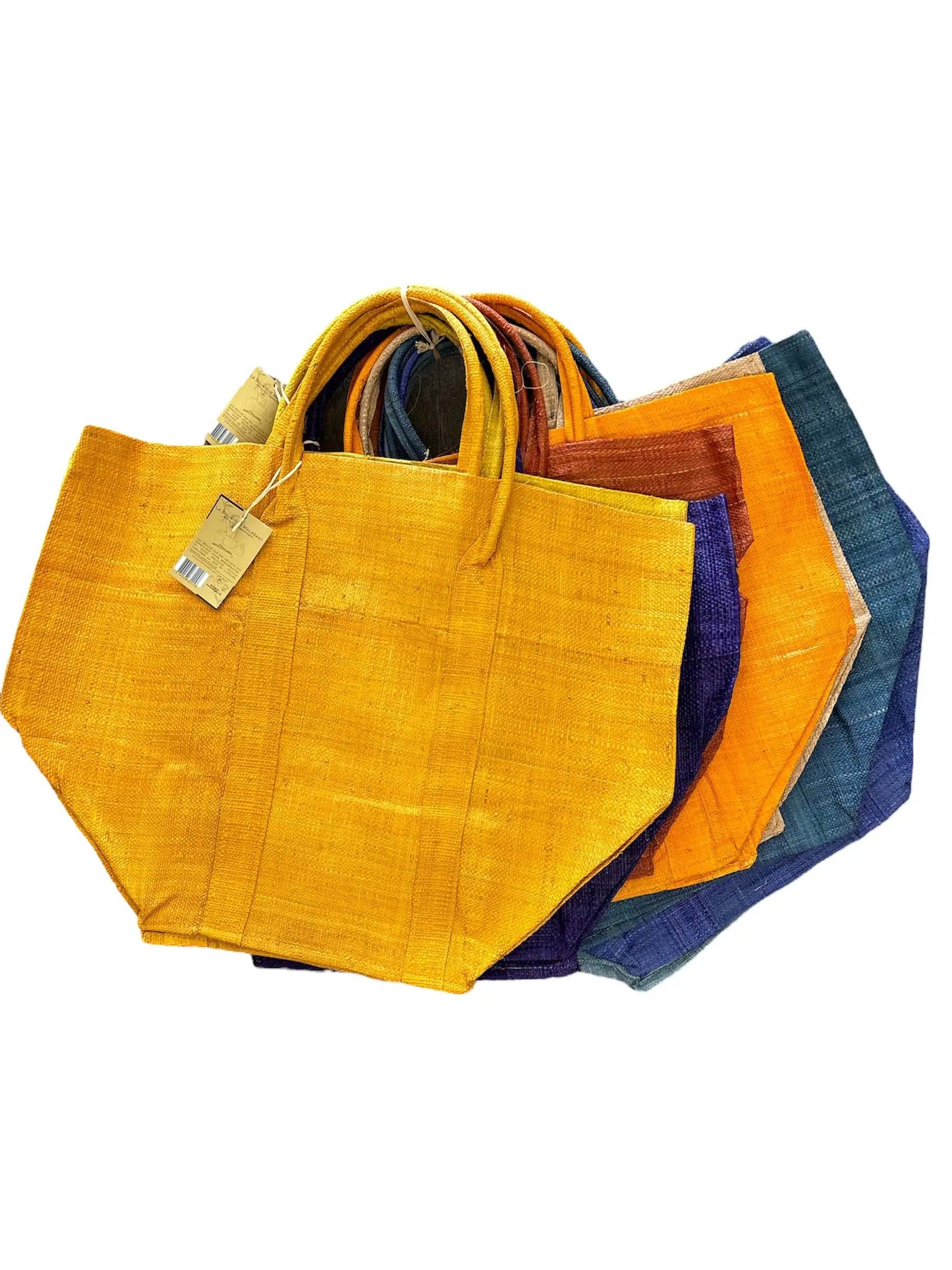 Handmade Raffia Tote - Imagen 2
