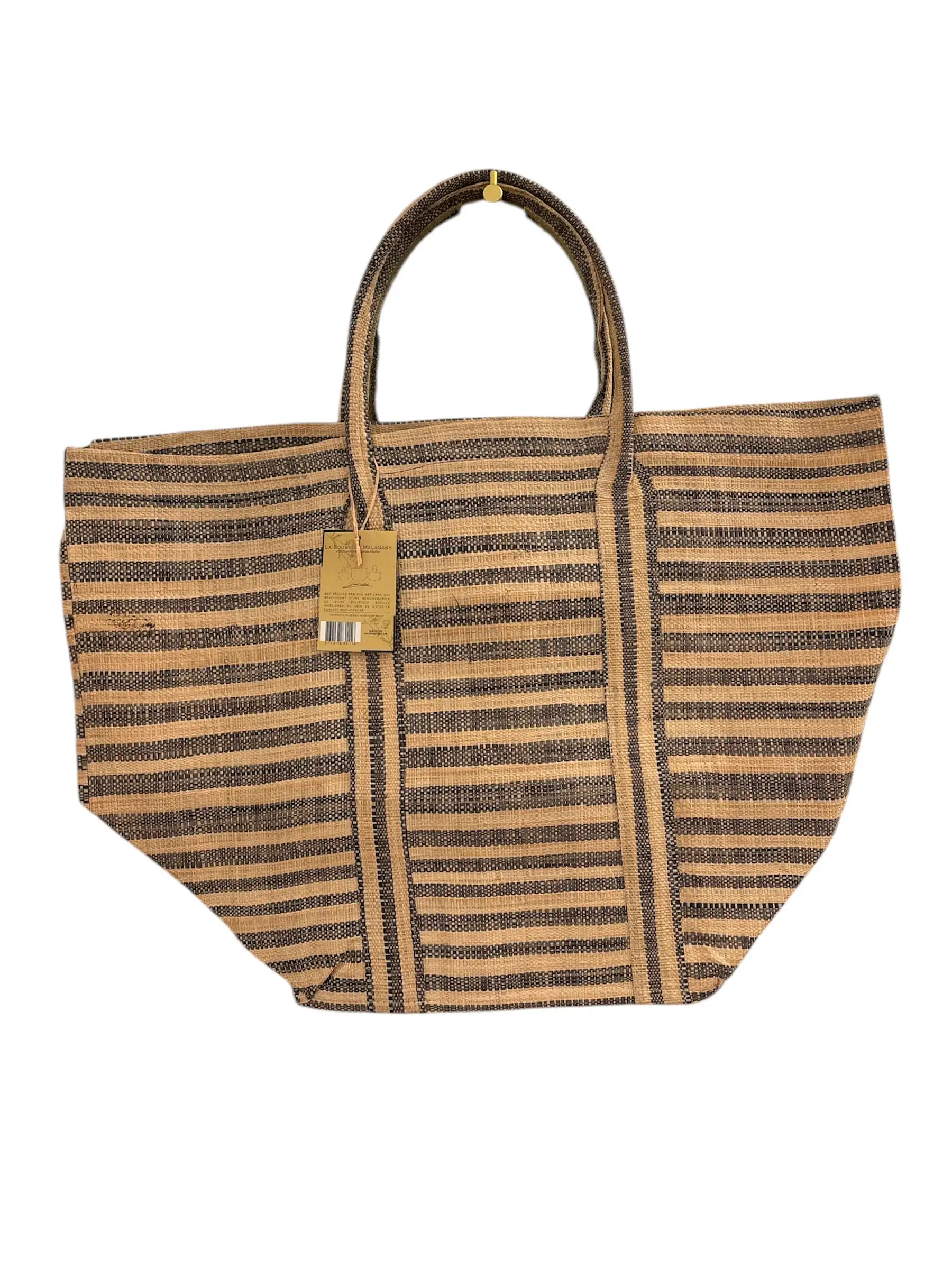 Handmade Raffia Tote - Imagen 3