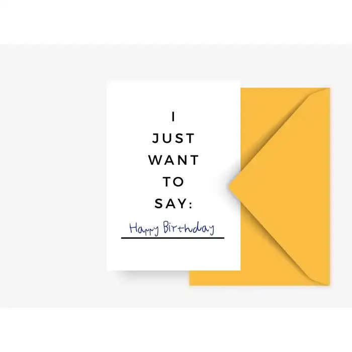 I Just Want to Say... Greeting Card - Imagen 2